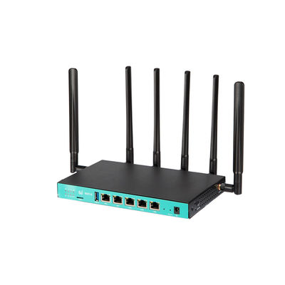 WS1688-Q 5G Wifi 6 Router Industrial Grade SIM Slot Black Metal Shell