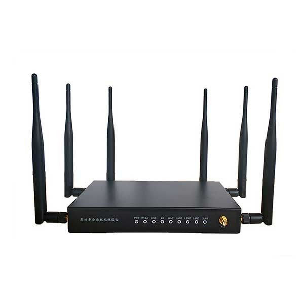Gigabit 5g Industrial Router 1800Mbps 12V DC Power 5g Router With SIM Slot